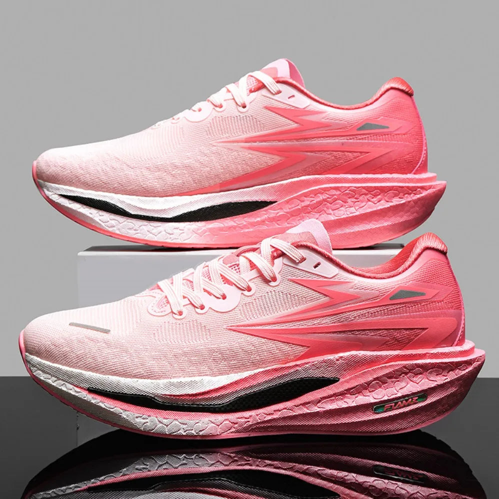 Running Shoes Speciality Carbon Board Marathon Men Sports Breathable Lightweight Women's Comfortable Athletic Nonskid Sneakers ﻿