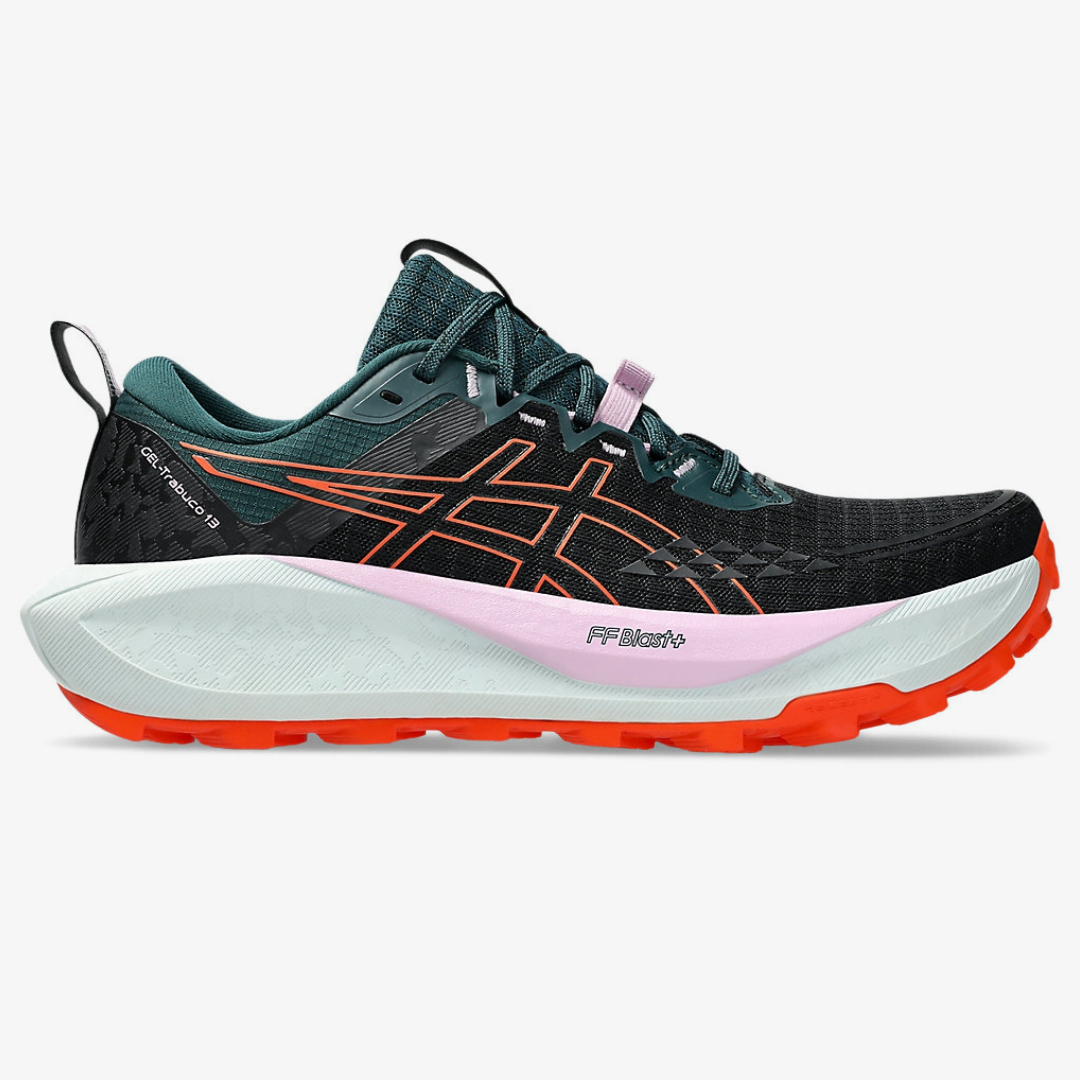 Asics Gel Trabuco 13 - Preto Laranja Branco