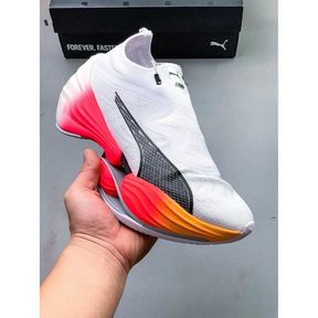 Puma Fast-RB Nitro Elite - Branco com Rosa e Laranja