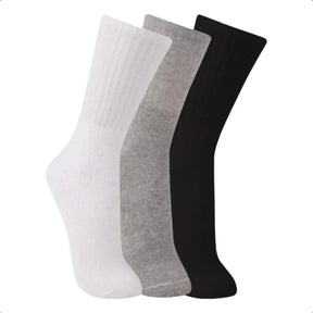 Kit 06 Pares Meia Cano Alto Unissex
