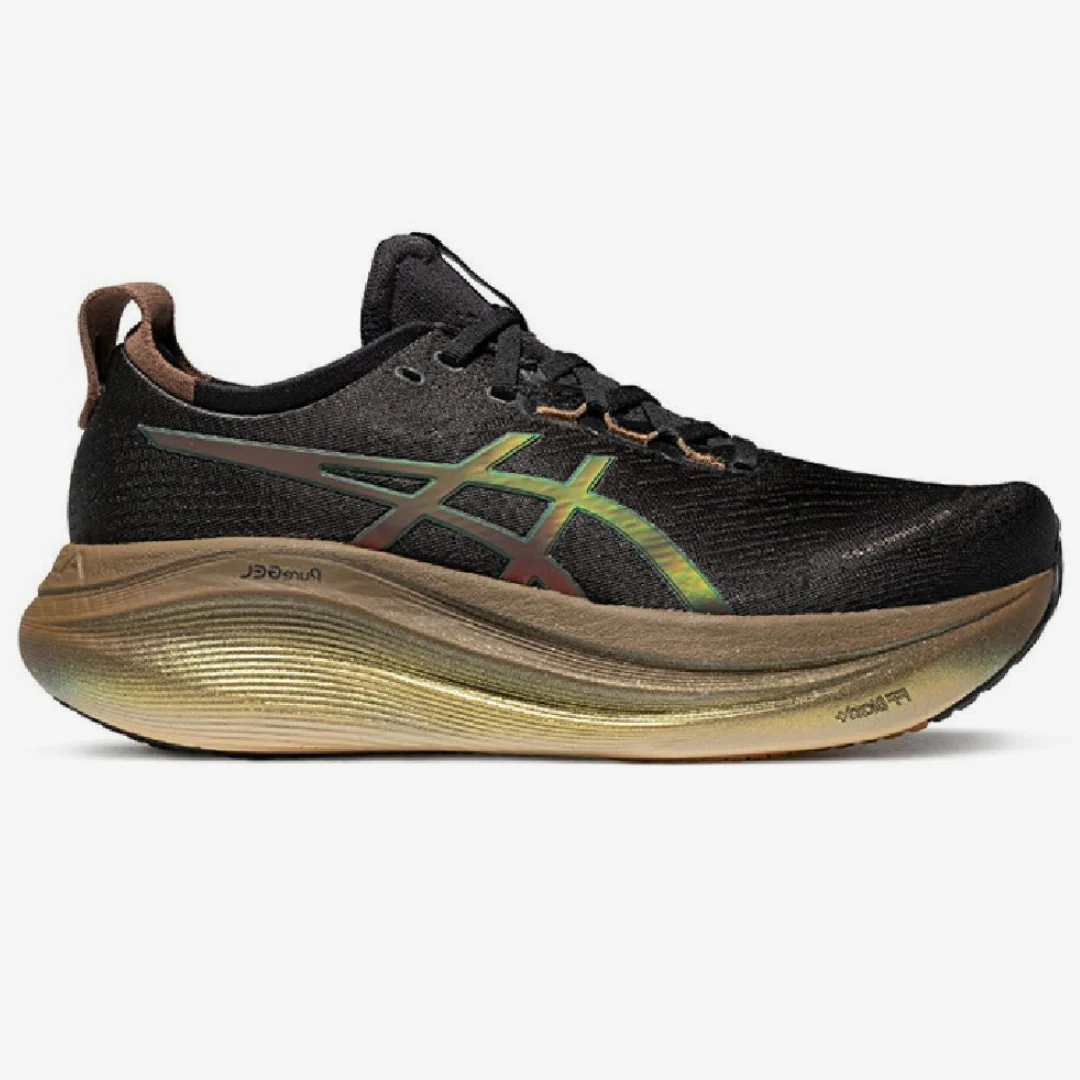 Asics Gel Nimbus 27 - Preto/Dourado