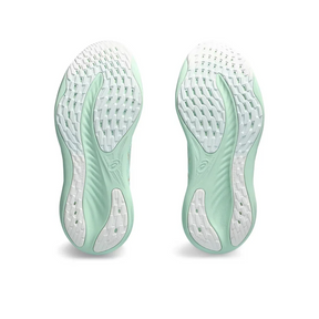 Asics Gel Nimbus 26 - Verde com Branco e Dourado