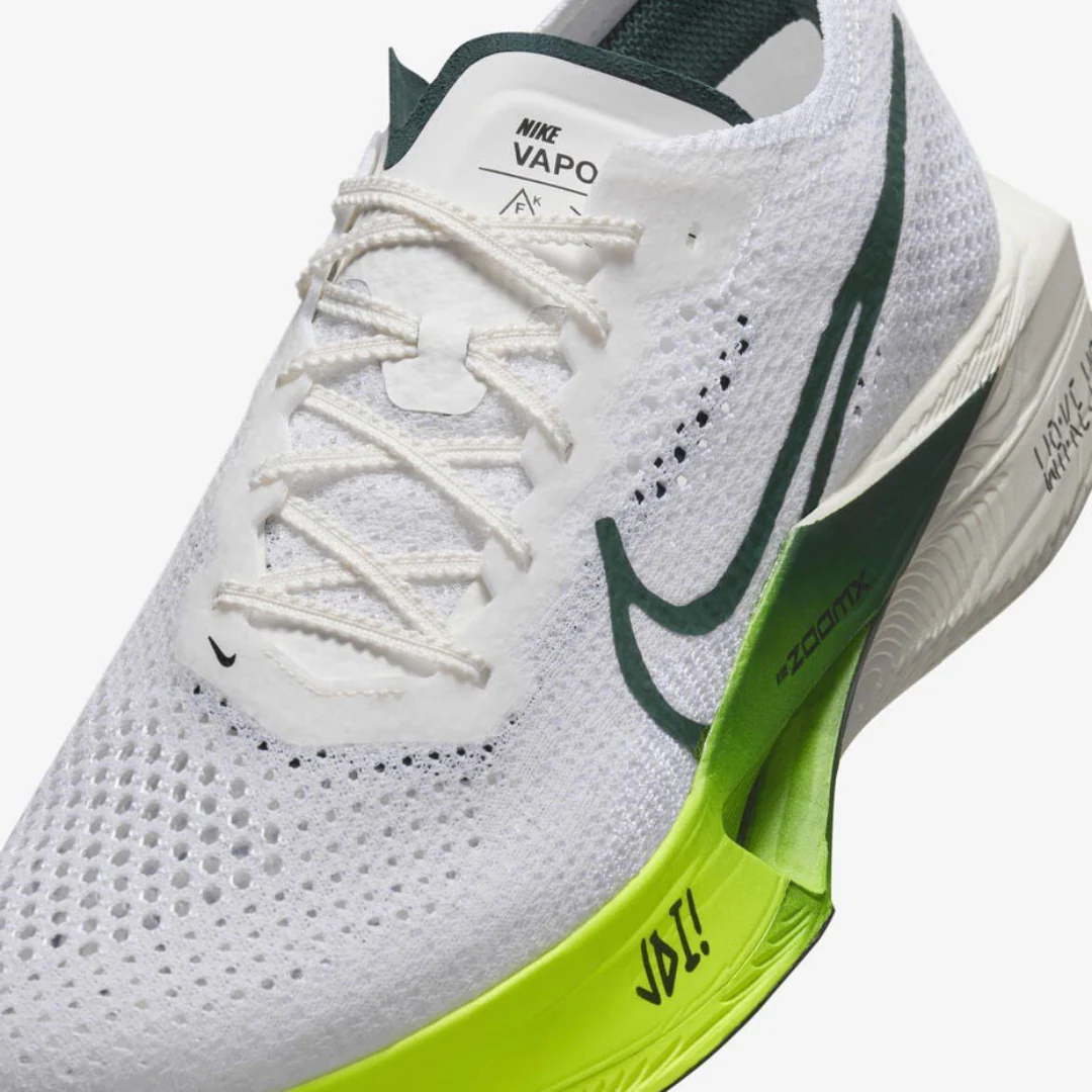 Nike  Air Zoom X Vaporfly Next%3 Road Racing - Branco\Verde Pro