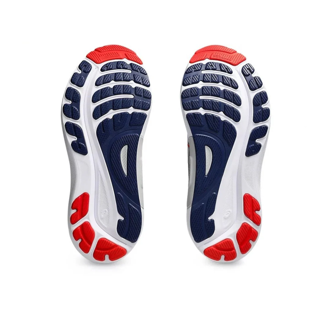 Asics Gel Kayano 31 - Cinza com Vermelho e Azul Marinho