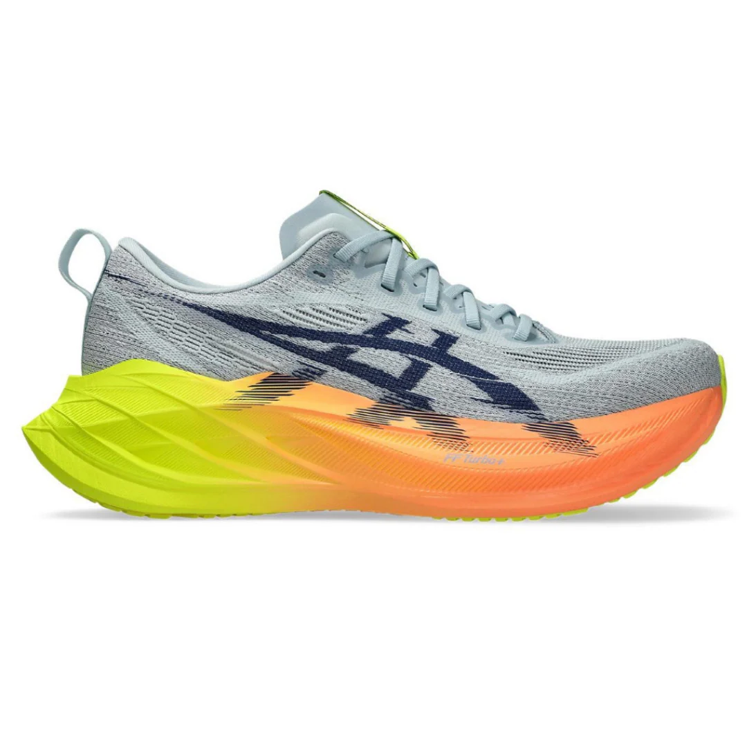 Asics SuperBlast 2 Paris Unissex- Cinza com Verde e Laranja