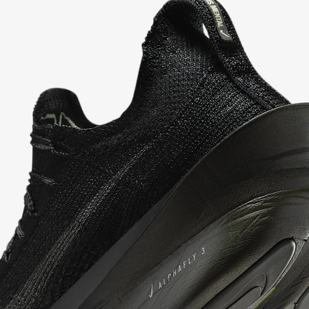 Nike Air Zoom X Alphafly Next% 3 - Preto - Olive Aura - Prateado Metalizado