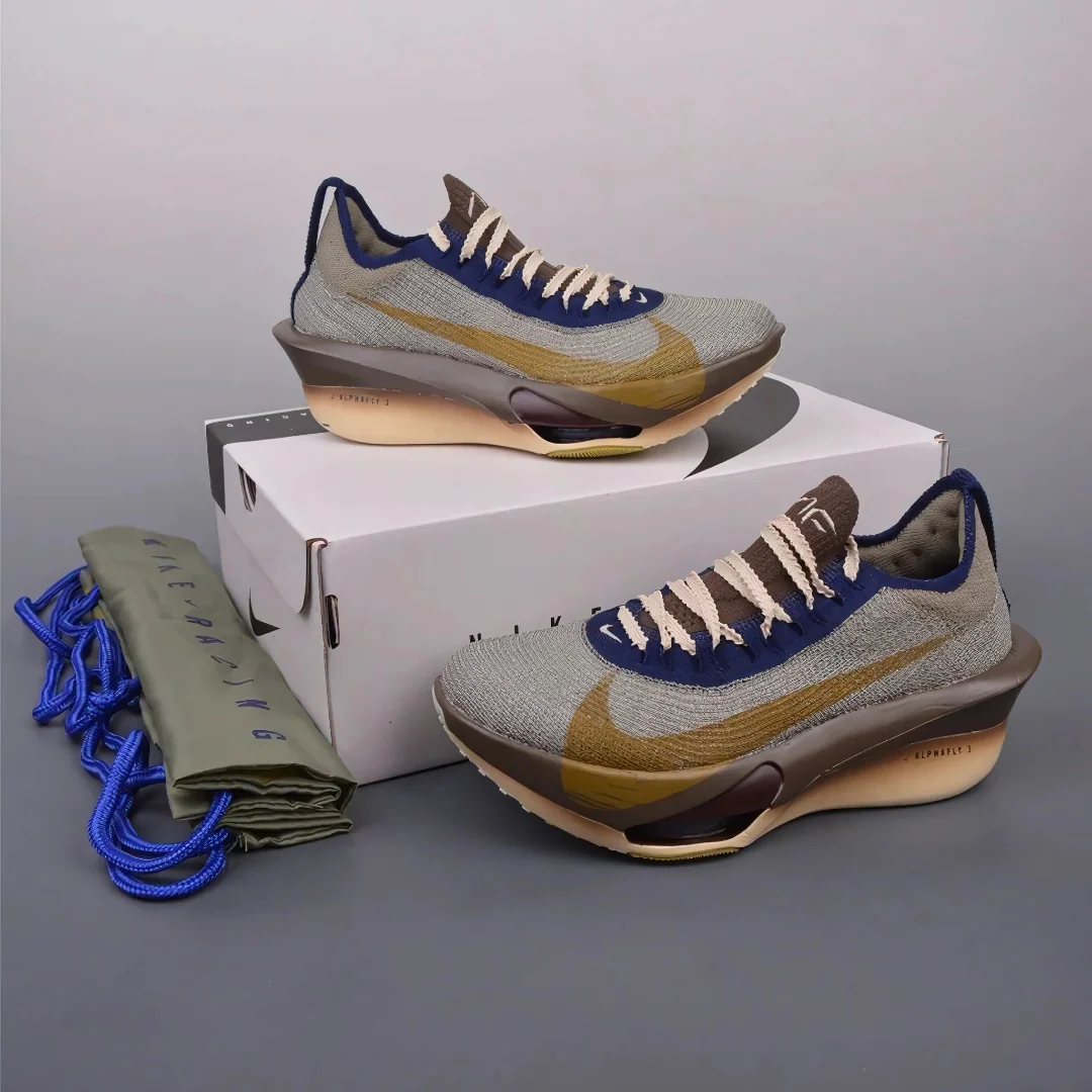 Nike Air Zoom X Alphafly Next% 3 Premium - Marrom Cinza