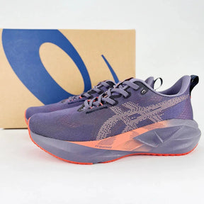 Asics NovaBlast 5 Roxo com Vermelho