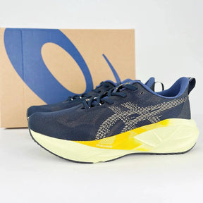 Asics NovaBlast 5 - Marinho com Verde e Laranja