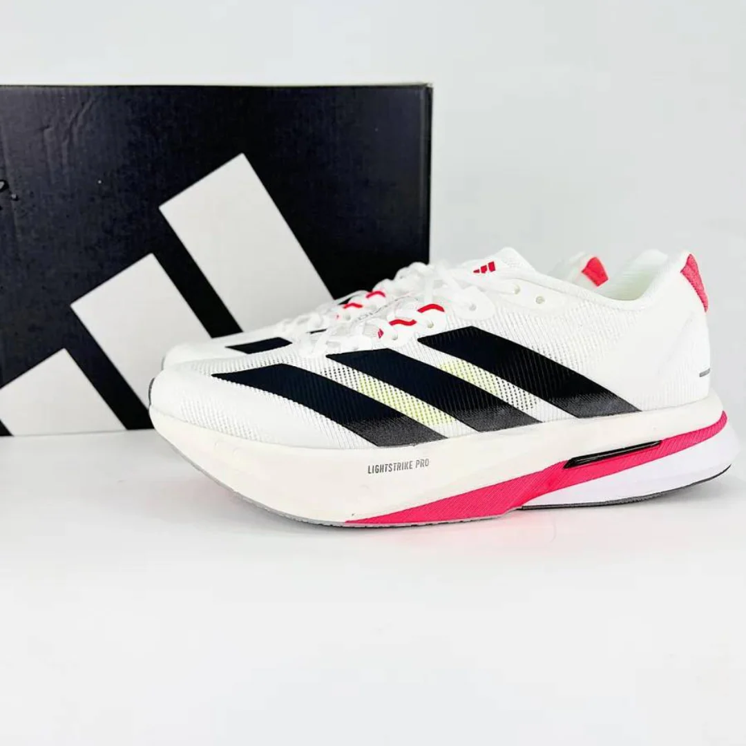 Adidas Adizero Boston 13 Branco/Vermelho