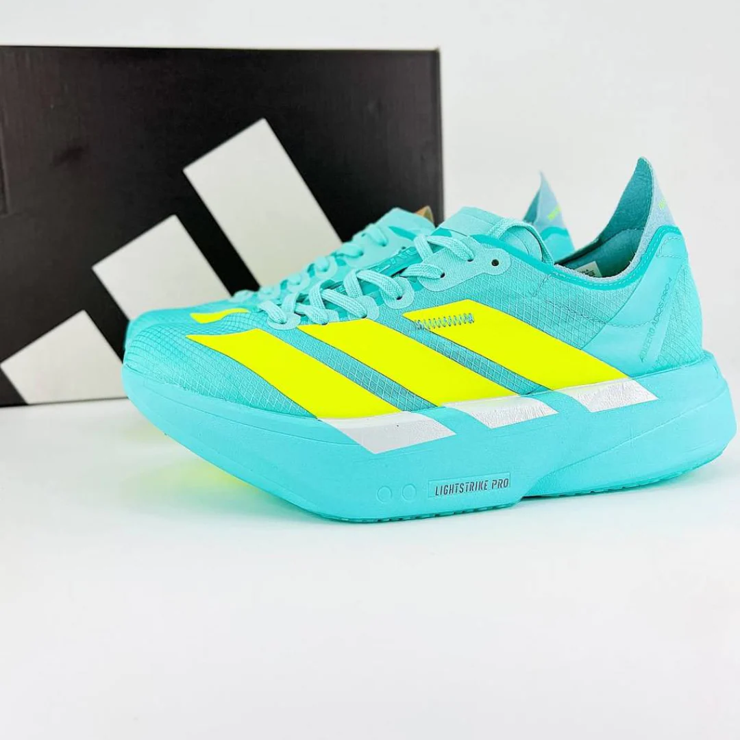 Adidas Adizero Adios Pro 4 Flash Aqua Lucid Lemon