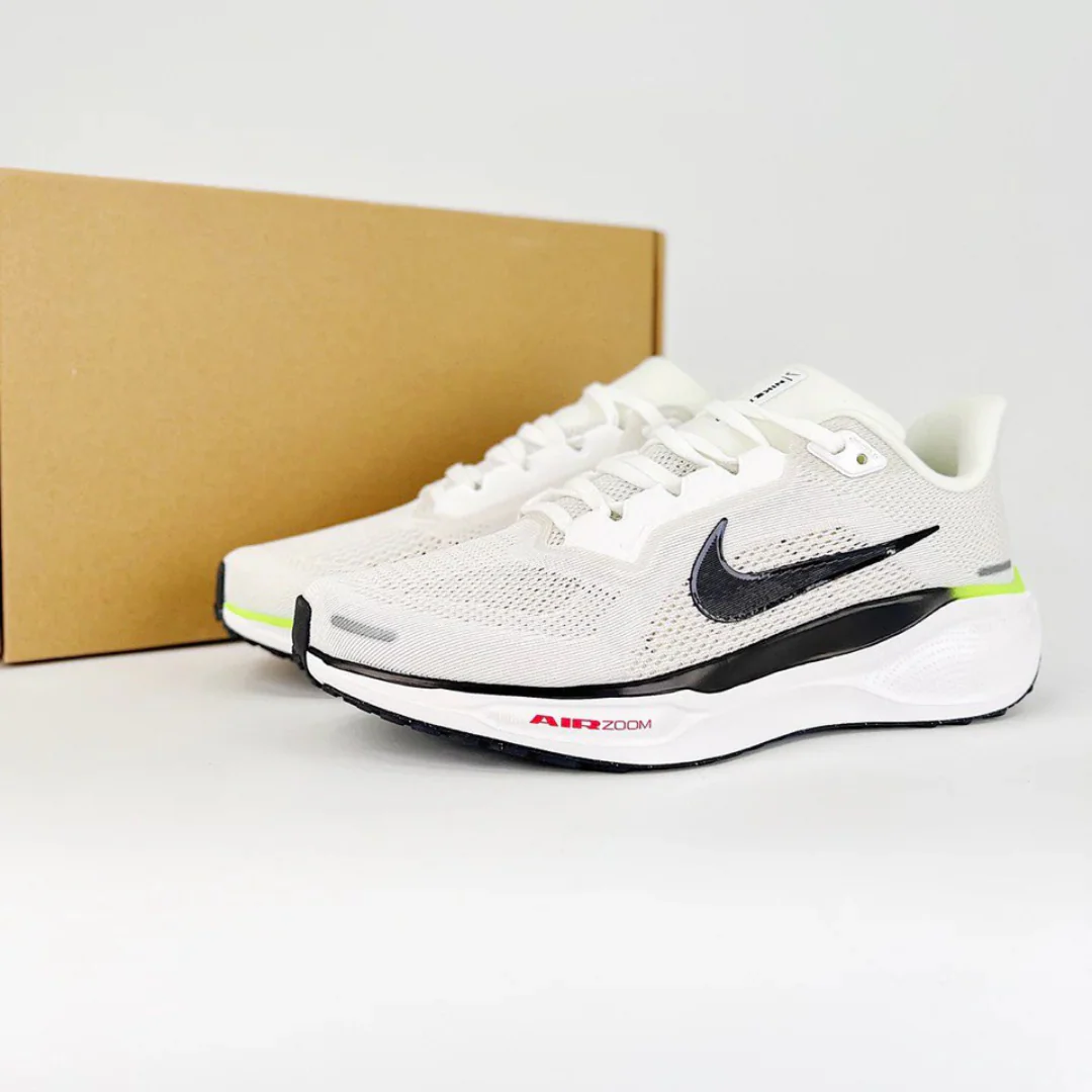 Nike Air Zoom Pegasus 41 - Branco\Preto\Verde