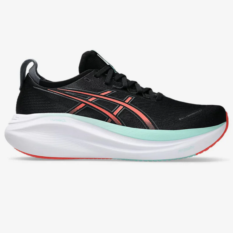 Asics Gel Nimbus 27 - Preto/Rosa