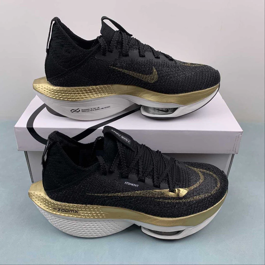 Nike Air Zoom X Alphafly Next% 2 - Preto Dourado