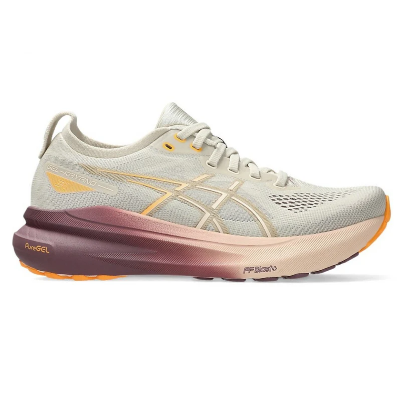 Asics Gel Kayano 31 - Bege com Laranja e Vermelho