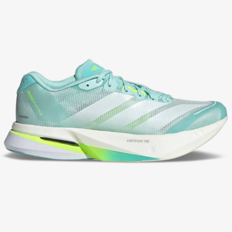 Adidas Adizero Boston 13 Flash Aqua/Metálico/Verde Limão