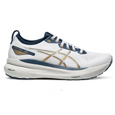 Asics Gel Kayano 31 - Branco com Azul Marinho e Dourado