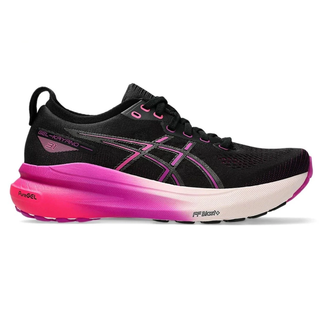 Asics Gel Kayano 31 - Preto com Rosa