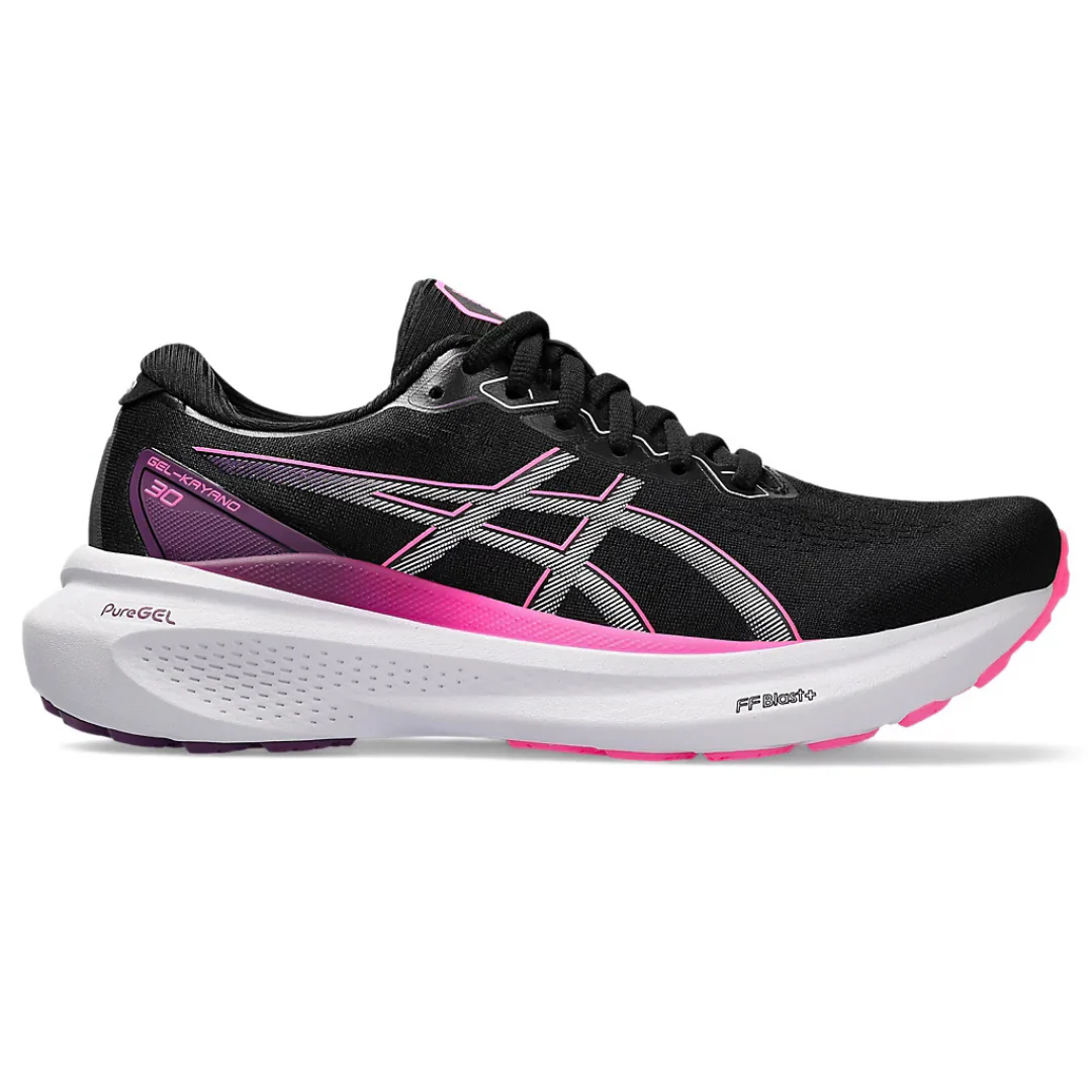 Asics Gel Kayano 30 - Preto e Rosa