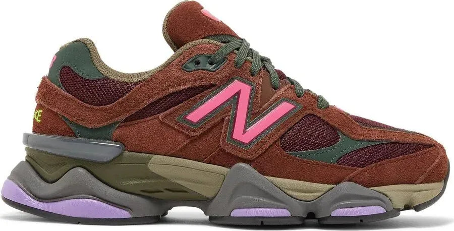 New Balance 9060 Sea Salt Burgundy Pink