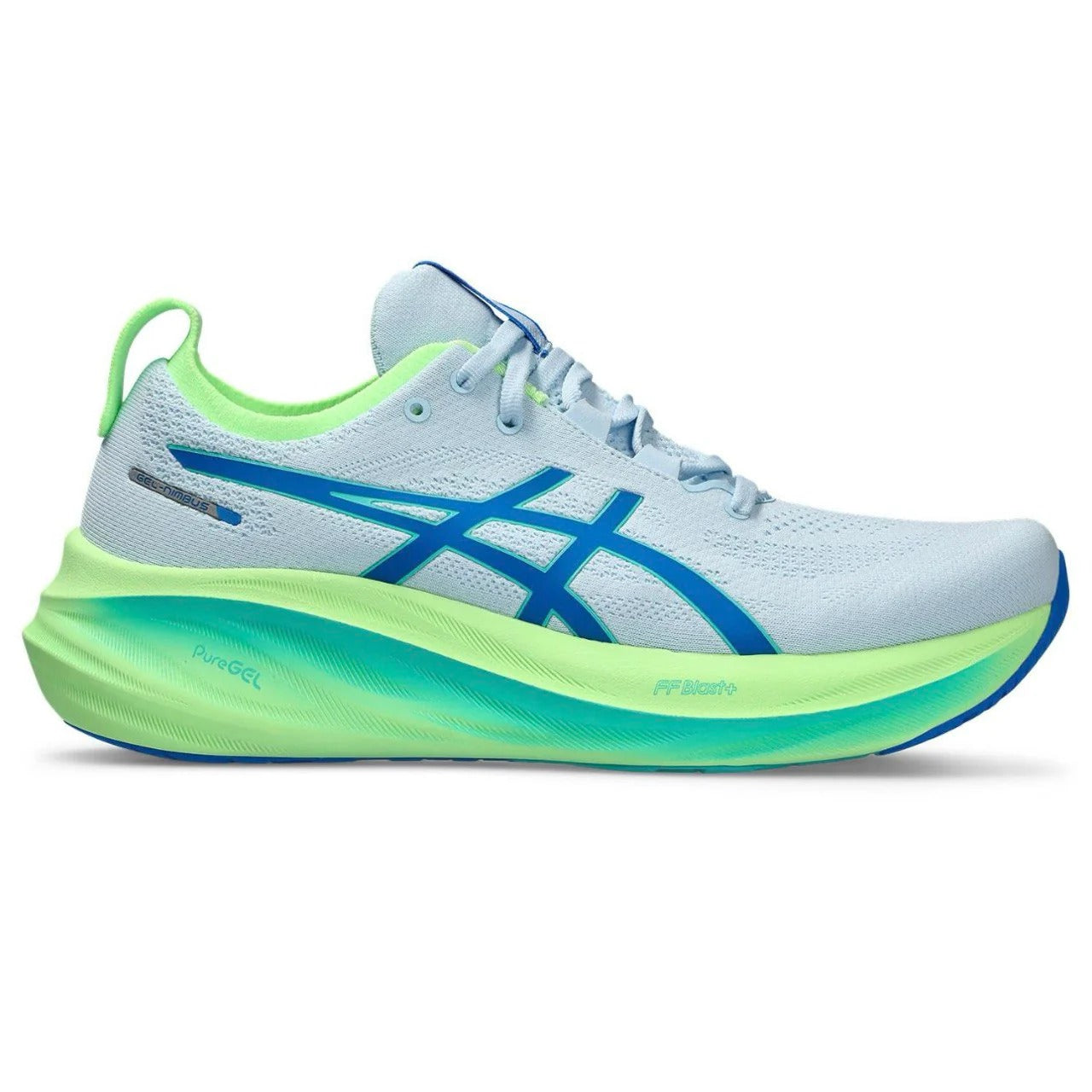 Asics Gel Nimbus 26 -  Azul com Verde