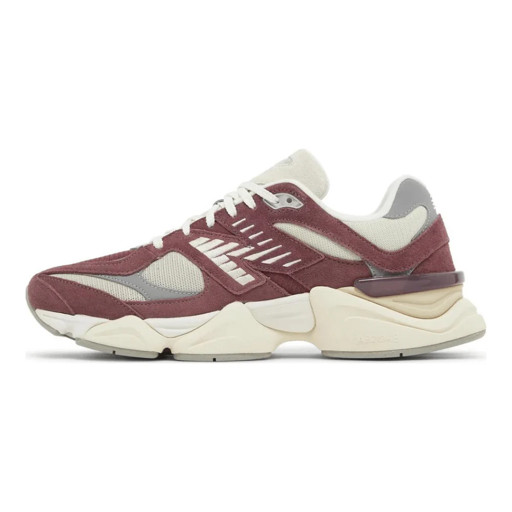 New Balance 9060 Sea Salt Washed Burgundy