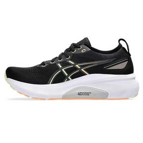 Asics Gel Kayano 31 - Preto com Branco e Laranja