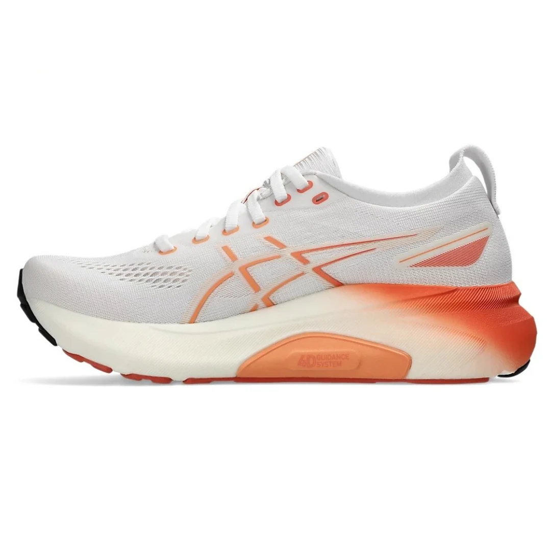 Asics Gel Kayano 31 - Branco com Laranja