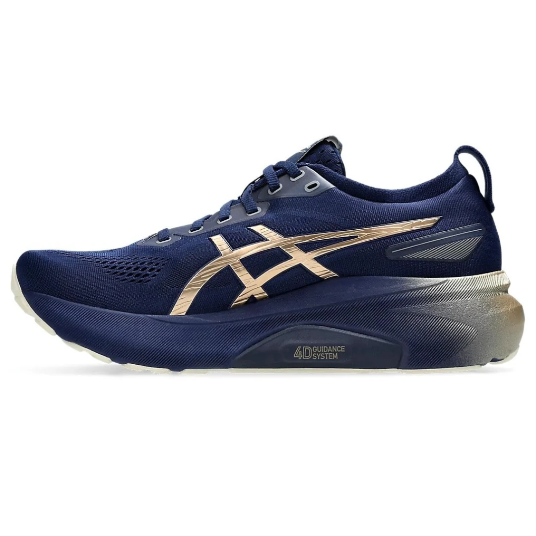 Asics Gel Kayano 31 Paris Platinum - Azul Marinho com Dourado
