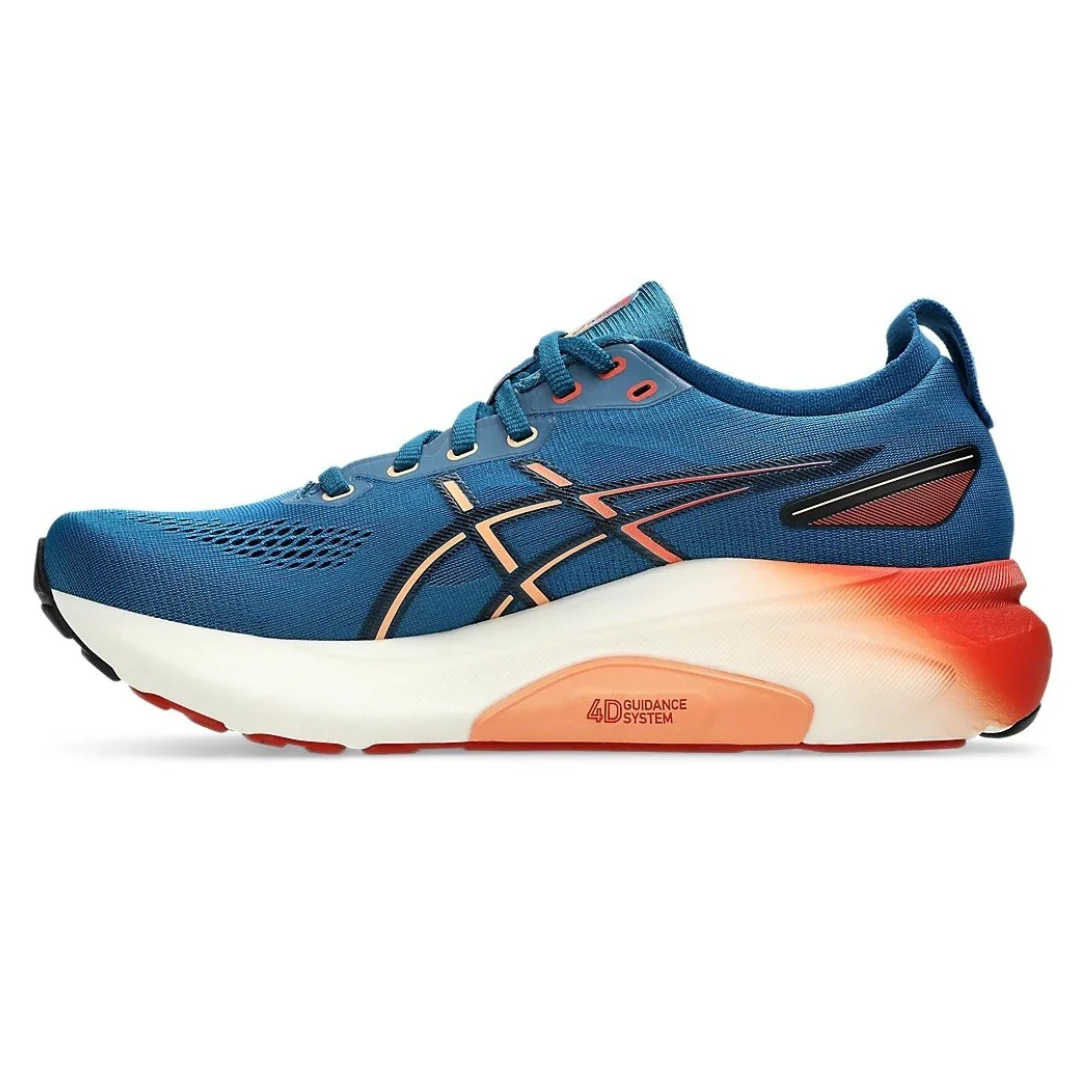 Asics Gel Kayano 31 Paris Platinum - Azul Marinho com Vermelho