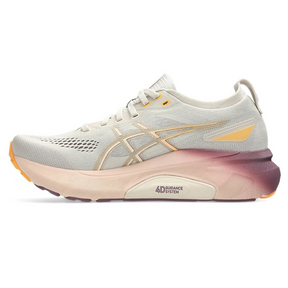 Asics Gel Kayano 31 - Bege com Laranja e Vermelho