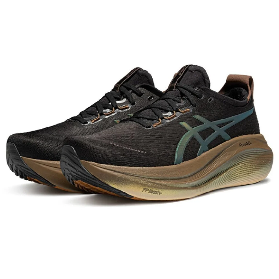 Asics Gel Nimbus 27 - Preto/Dourado
