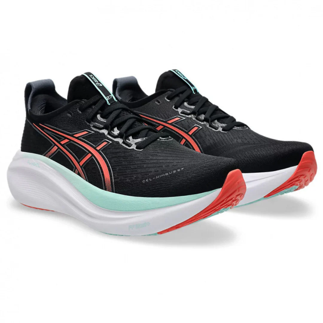 Asics Gel Nimbus 27 - Preto/Rosa