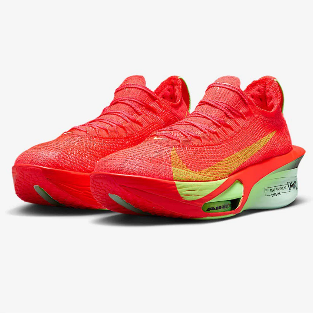 Nike Air Zoom X Alphafly Next% 3 - Carmesim Bright - Lime Blast - Mint Foam