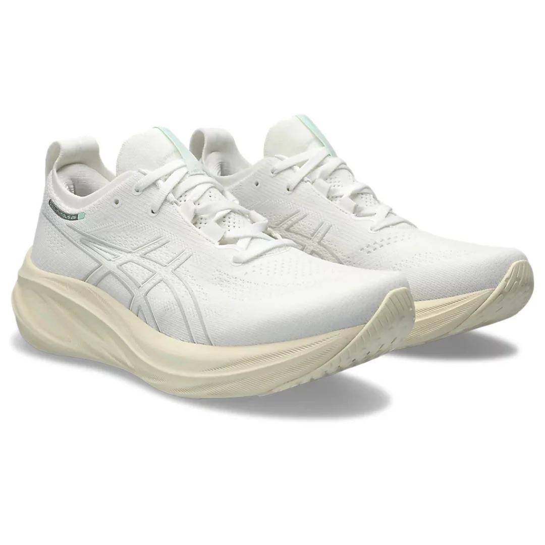 Asics Gel Nimbus 26 - Branco com Creme