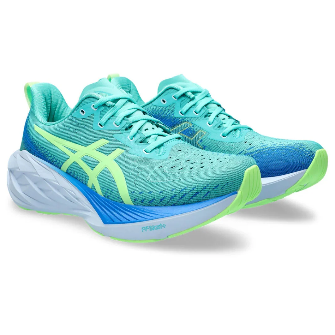 Asics NovaBlast 4 Azul e Verde