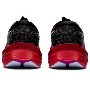 Asics NovaBlast 3 Preto com Roxo e Vermelho
