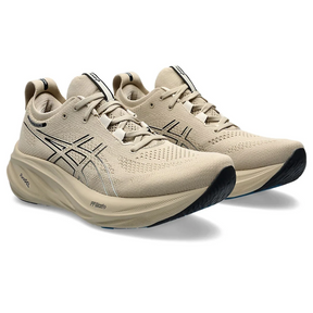 Asics Gel Nimbus 26 - Cinza Bege e Preto