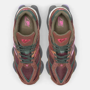 New Balance 9060 Sea Salt Burgundy Pink