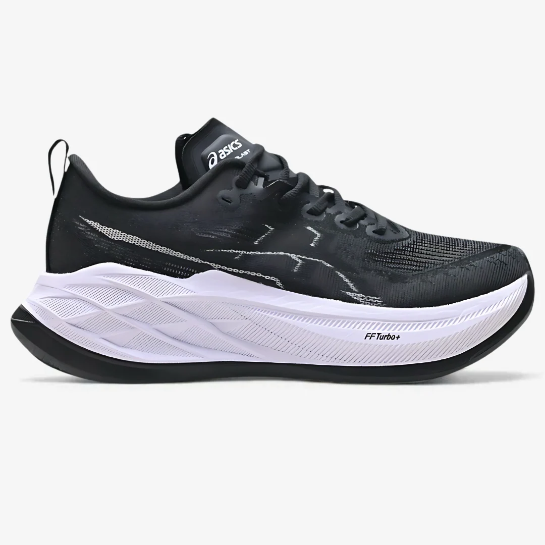 Asics SuperBlast 2 Unissex- Preto Branco