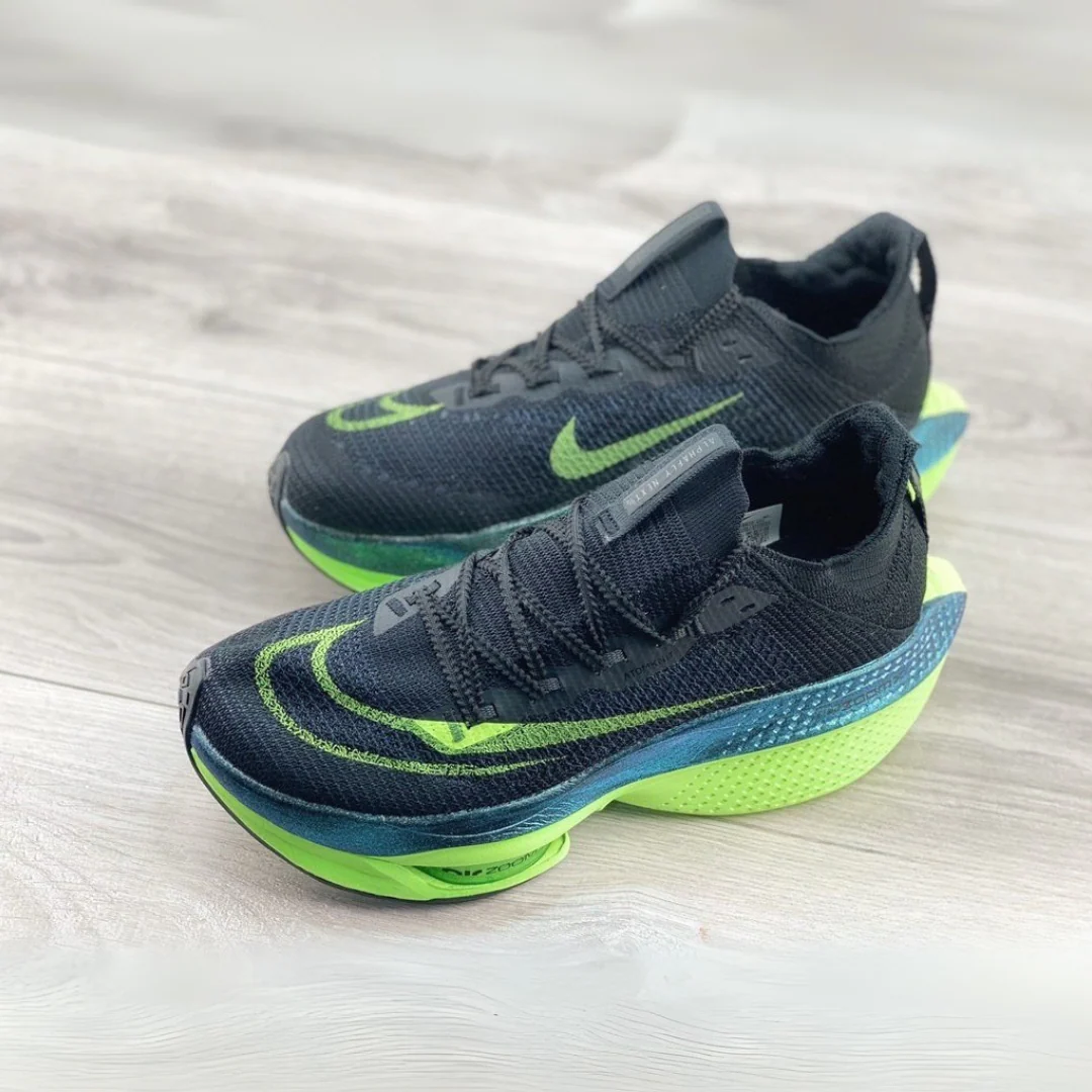 Nike Air Zoom X Alphafly Next% 2 - Azul Marinho e Verde