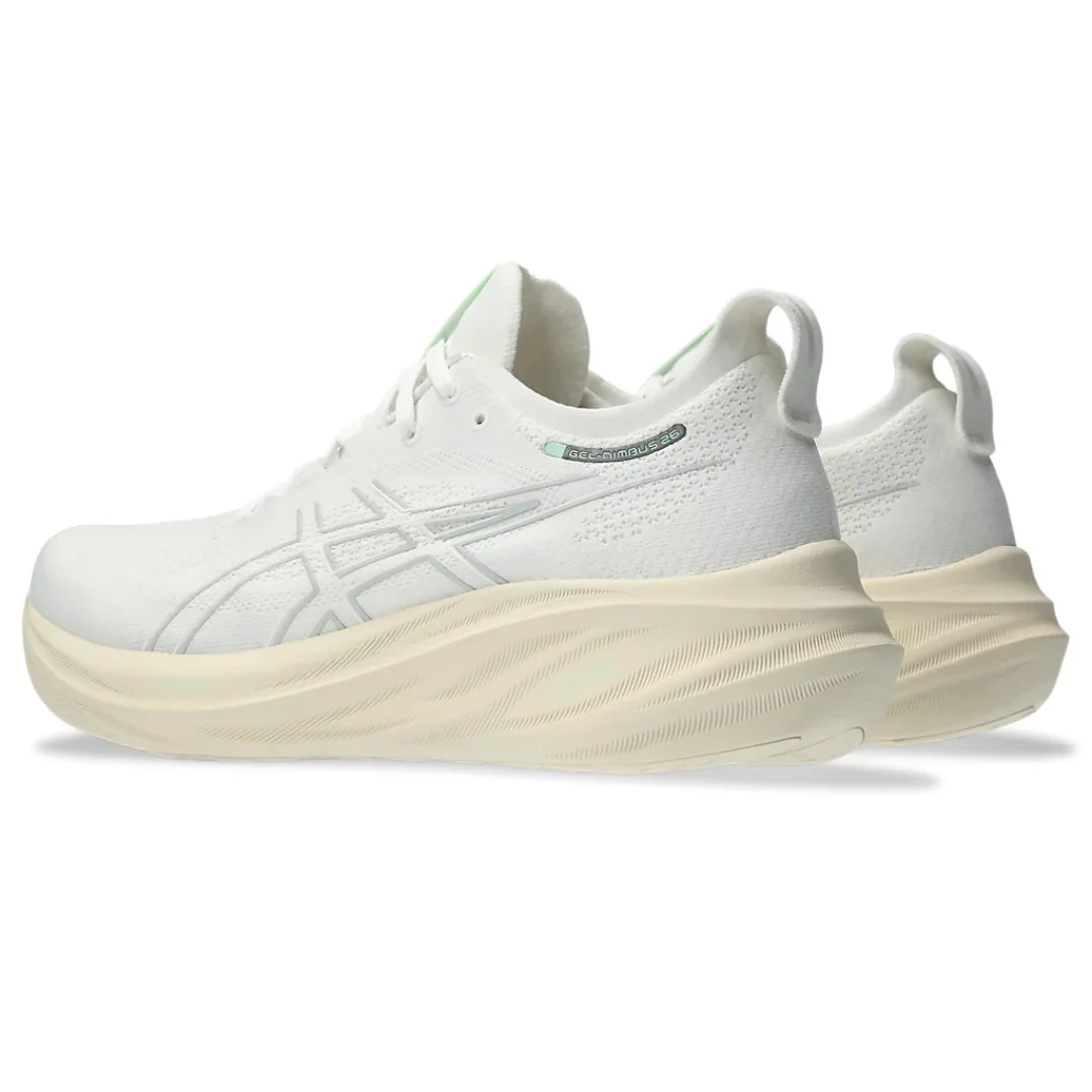 Asics Gel Nimbus 26 - Branco com Creme