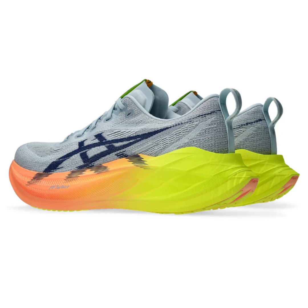Asics SuperBlast 2 Paris Unissex- Cinza com Verde e Laranja