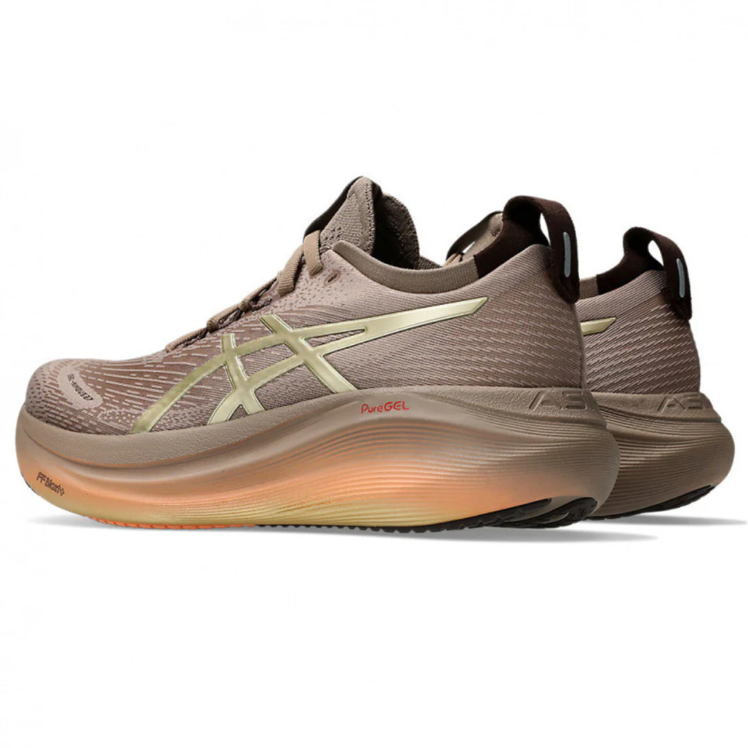 Asics Gel Nimbus 27 Luxe - Dourado/Marrom