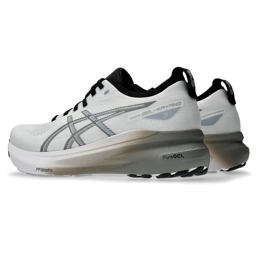 Asics Gel Kayano 31 - Branco com Cinza e Preto