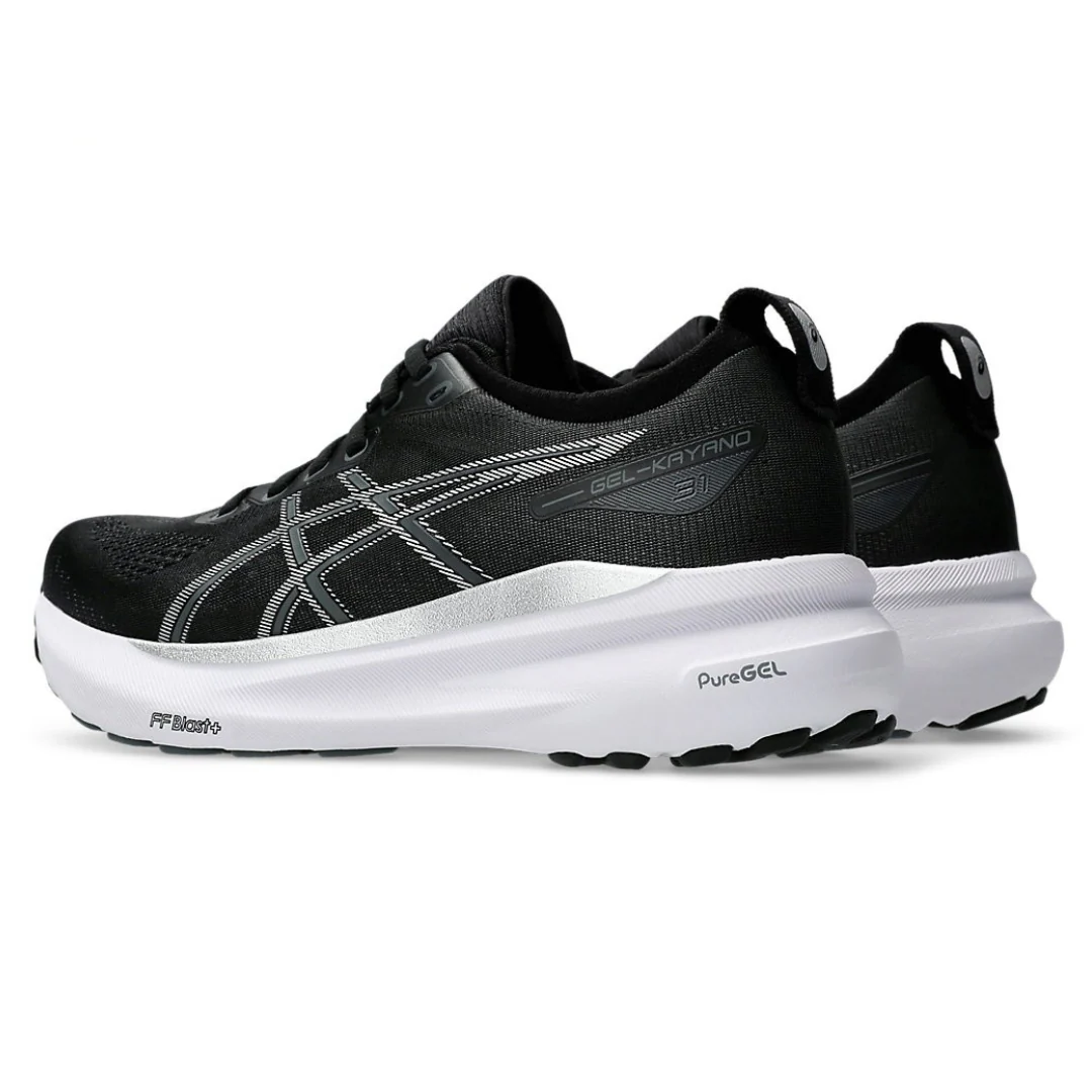 Asics Gel Kayano 31 - Preto e Branco