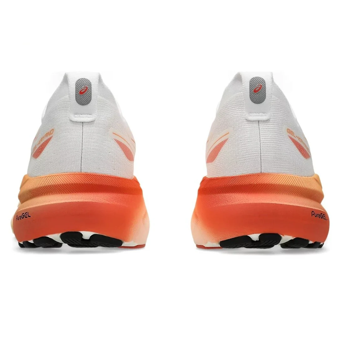 Asics Gel Kayano 31 - Branco com Laranja