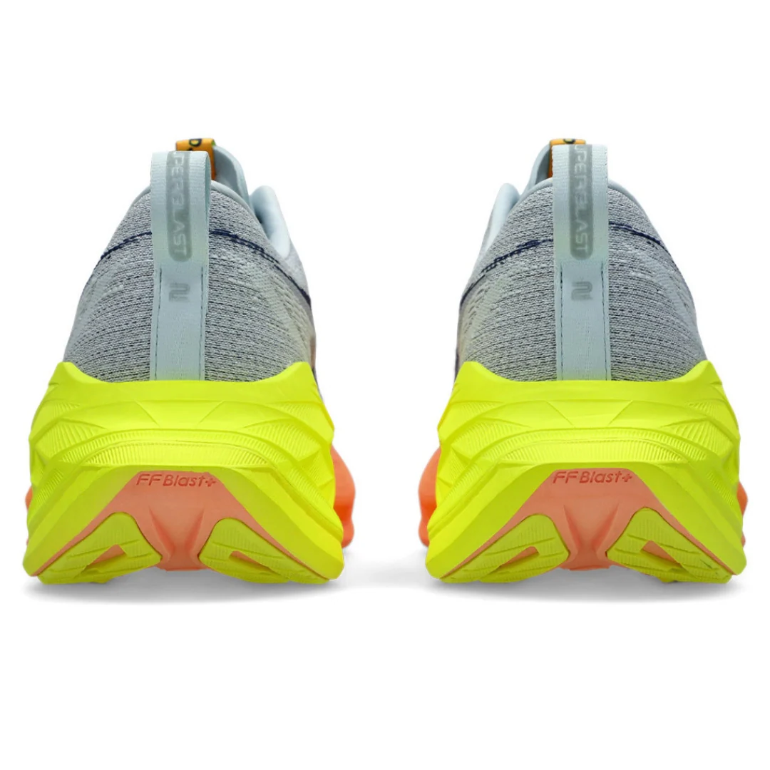 Asics SuperBlast 2 Paris Unissex- Cinza com Verde e Laranja