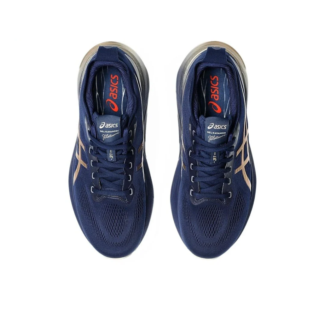 Asics Gel Kayano 31 Paris Platinum - Azul Marinho com Dourado