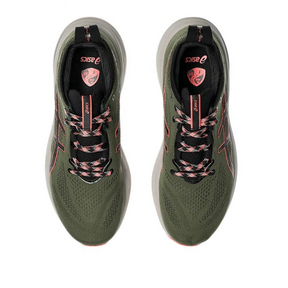 Asics Gel Nimbus 26 Paris - Verde Oliva/Vermelho